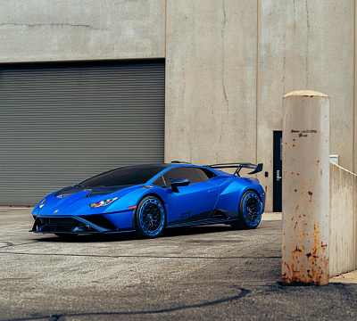Фото дисков Brixton Forged FDE06 Aerotech на Lamborghini Huracan