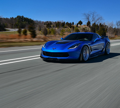 Фото дисков Vossen M-X1 (3-Piece) на Chevrolet Corvette C7