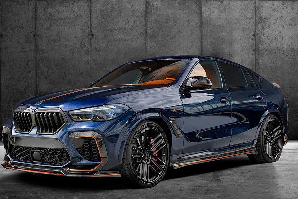 Фото дисков Carlex Design G-Falcon Черный глянец на BMW X6/X6 M (G06/F96)
