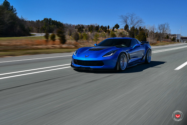 Фото дисков Vossen M-X1 (3-Piece) Глянцевый лак на Chevrolet Corvette C7