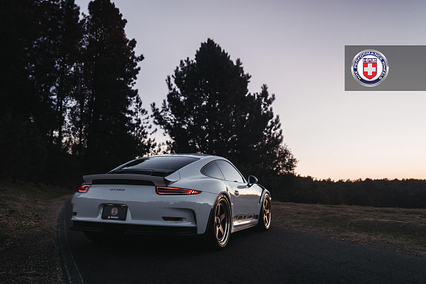 Фото дисков HRE 305 Сатиновый графит на Porsche 911 VII