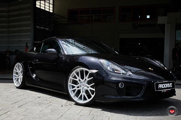 Фото дисков Vossen M-X3 Глянцевый лак на Porsche Cayman II