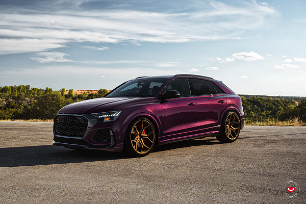 Фото дисков Vossen EVO-3 Сатиновая бронза на Audi Q8