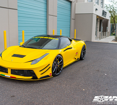 Фото дисков Vossen CG-203 на Ferrari 458