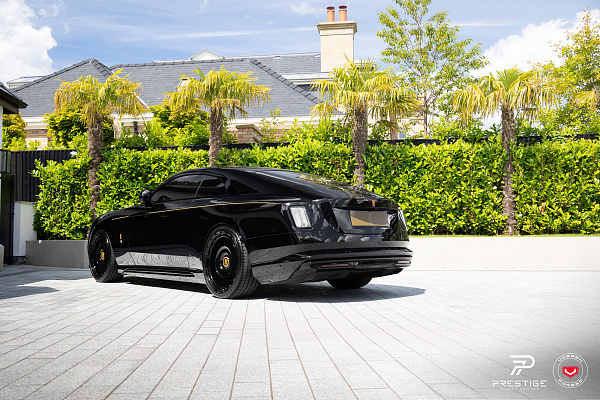 Фото дисков NOVITEC SP3 Черный глянец на Rolls-Royce Spectre