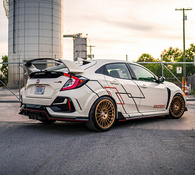 Фото дисков HRE 309M на Honda Civic Type R FK8