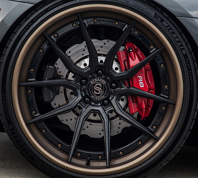 Фото дисков Strasse Wheels SV5 Deep Concave FS на Audi R8 (4S)
