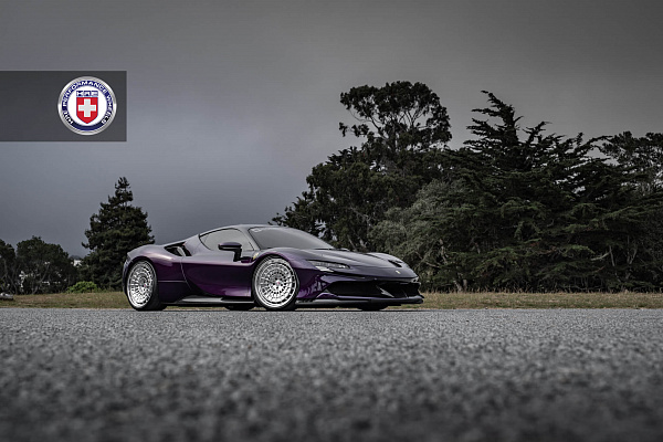 Фото дисков HRE 515 GTM Полированный лак на Ferrari SF90