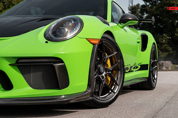 Фото дисков Anrky S1-X4 Глянцевый темный лак на Porsche 911 VII