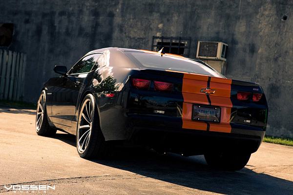 Фото дисков Vossen CV1 Алмазная проточка на Chevrolet Camaro V