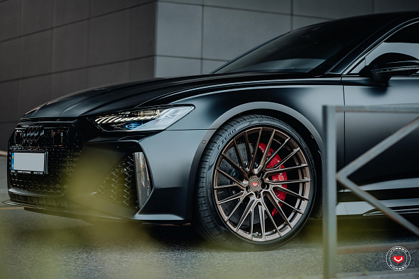 Фото дисков Vossen EVO-6T Сатиновая бронза на Audi A/RS 6 (C8)