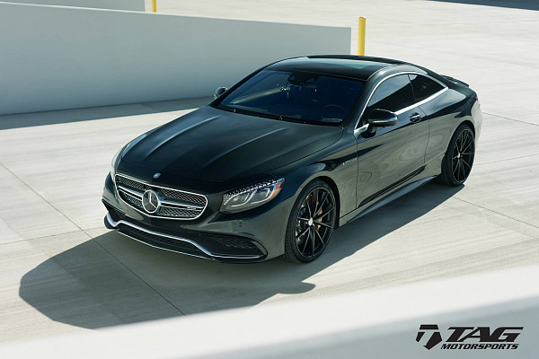 Фото дисков HRE P204 Черный сатин на Mercedes-Benz S-Class (W222, C217)