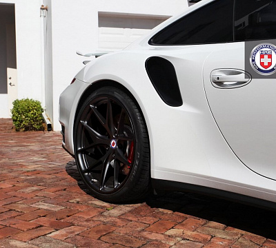Фото дисков HRE P101 на Porsche 911 VII