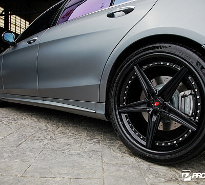 Фото дисков Vossen M-X5 (3-Piece) на Mercedes-Benz S-Class (W222, C217)