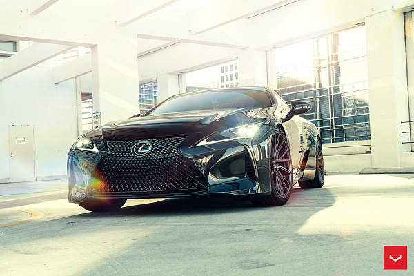Фото дисков Vossen HF-4T Глянцевый графит на Lexus LC 500