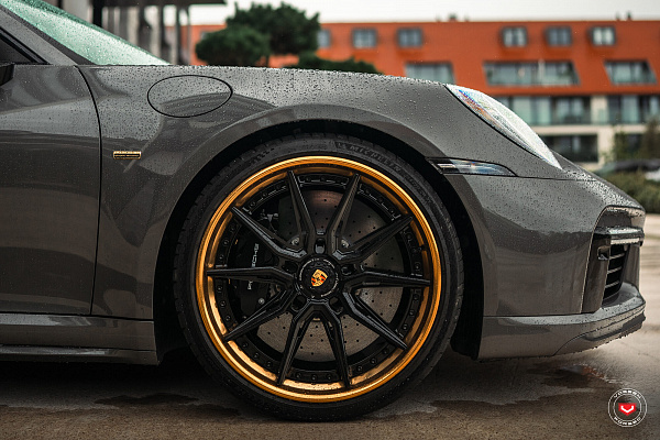 Фото дисков Vossen EVO-2R (3-Piece) Черный глянец на Porsche 911 VIII