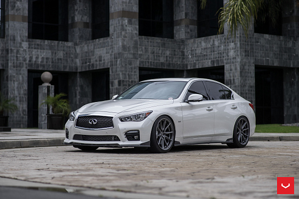Фото дисков Vossen HF-3 Глянцевый графит на Infiniti Q50