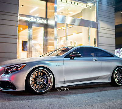 Фото дисков Strasse Wheels SV4 Deep Concave FS на Mercedes-Benz S-Class (W222, C217)