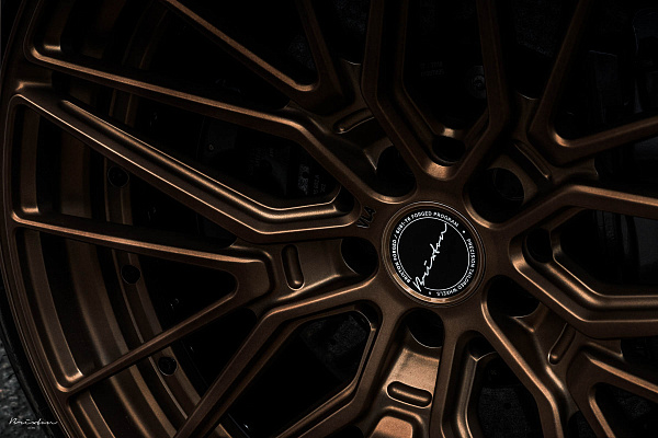 Фото дисков Brixton Forged VL4 Сатиновая бронза на Audi R8 (4S)