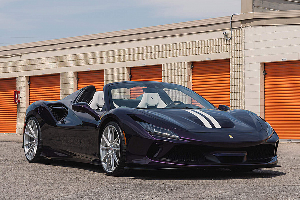 Фото дисков HRE P104SC Глянцевый лак на Ferrari F8