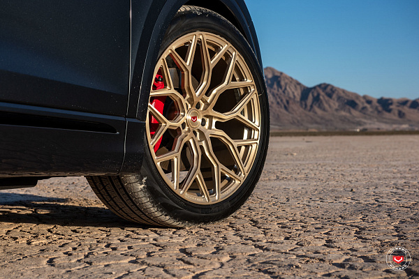 Фото дисков Vossen S17-01 Сатиновая шампань на Audi Q8
