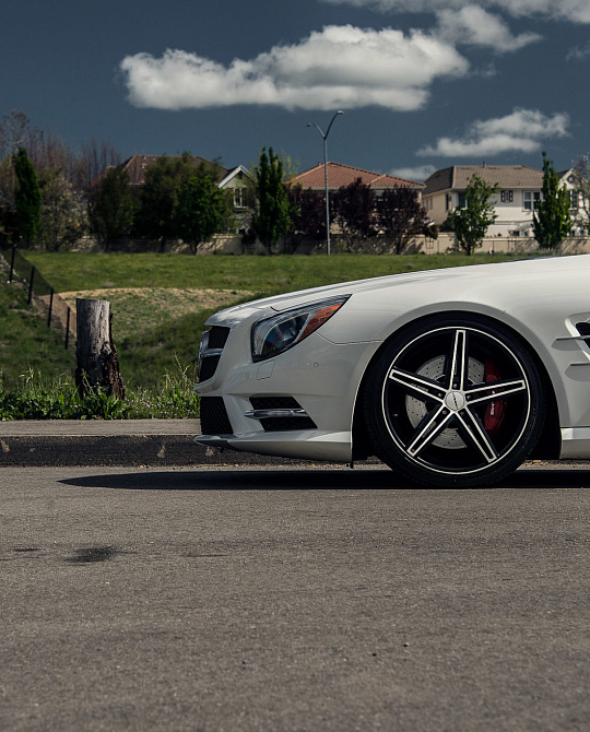 Фото дисков CV5 Алмазная проточка на Mercedes-Benz SL (R231)
