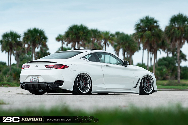 Фото дисков BC Forged HCA162 Глянцевый графит на Infiniti Q60 II
