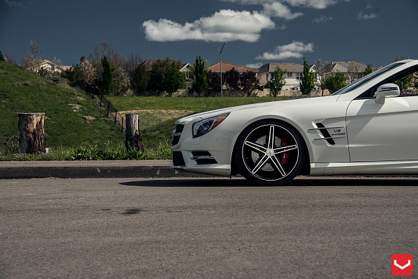 Фото дисков Vossen CV5 Алмазная проточка на Mercedes-Benz SL (R231)