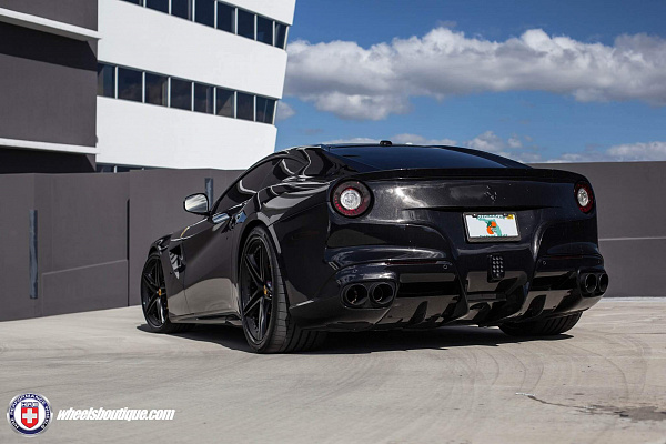 Фото дисков HRE S207 Черный сатин на Ferrari F12