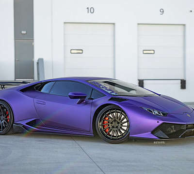 Фото дисков Strasse Wheels SV15T Deep Concave FS на Lamborghini Huracan
