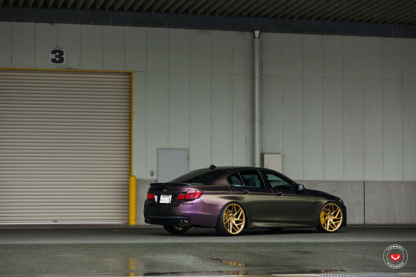 Фото дисков Vossen CG-209T Глянцевое золото на BMW 5/M5 (F10)