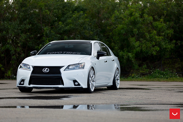 Фото дисков Vossen VFS-6 Серебро на Lexus GS IV