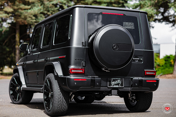 Фото дисков Vossen S17-12 Черный сатин на Mercedes-Benz G-Class III