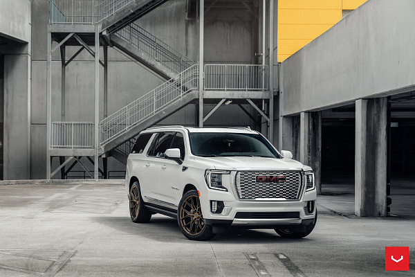 Фото дисков Vossen HF6-4 Сатиновая бронза на GMC Yukon V