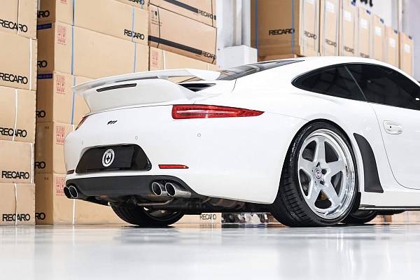 Фото дисков HRE 527 Глянцевый лак на Porsche 911 VII