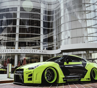Фото дисков Savini SV71 на Nissan GT-R