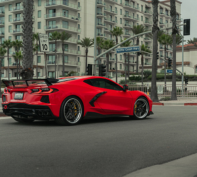 Фото дисков Vossen EVO-1 (3-Piece) на Chevrolet Corvette C8