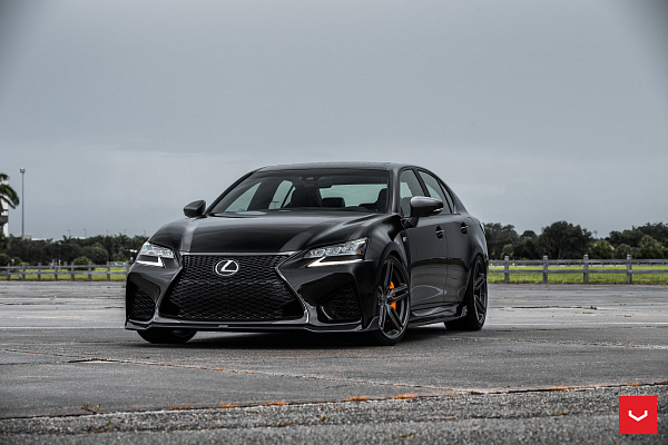 Фото дисков Vossen HF-1 Сатиновый графит на Lexus GS IV