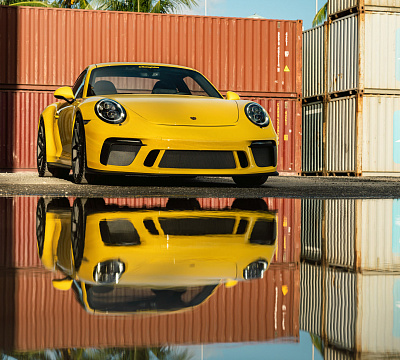 Фото дисков Vossen S21-01 на Porsche 911 VII