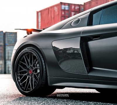 Фото дисков Strasse Wheels SV10M Deep Concave FS на Audi R8 (4S)