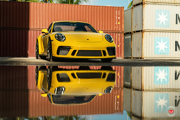 Фото дисков Vossen S21-01 Матовый графит на Porsche 911 VII