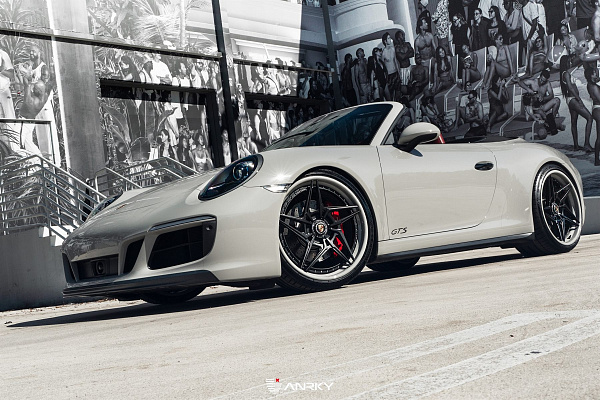 Фото дисков Anrky S3-X3 Черный сатин на Porsche 911 VII