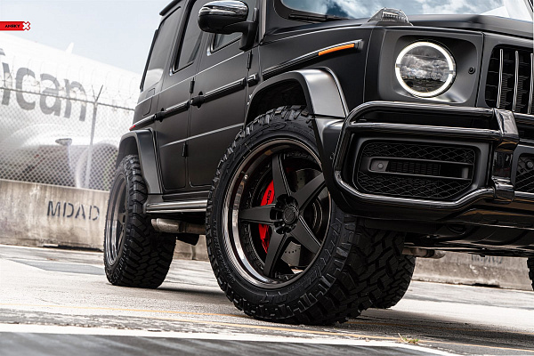 Фото дисков Anrky RS5 Черный сатин на Mercedes-Benz G-Class III
