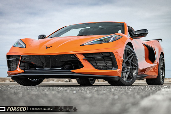 Фото дисков BC Forged EH177 Глянцевый темный лак на Chevrolet Corvette C8