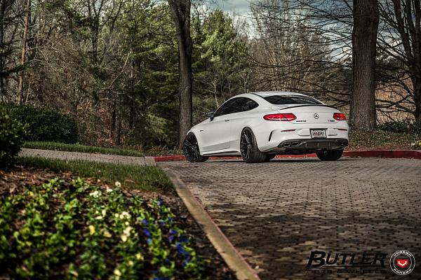 Фото дисков Vossen M-X6 Черный сатин на Mercedes-Benz C-Class (W205)