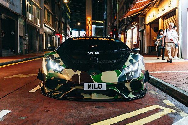 Фото дисков Brixton Forged TR05 AERO1 Белый глянец на Lamborghini Huracan