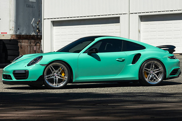 Фото дисков HRE S107SC Полированный лак на Porsche 911 VII