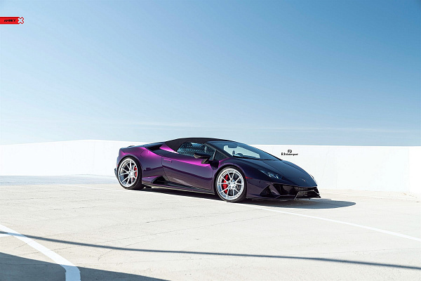 Фото дисков Anrky AN32 Полированный лак на Lamborghini Huracan