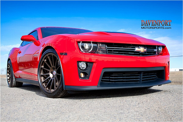 Фото дисков HRE 303M Сатиновая бронза на Chevrolet Camaro V