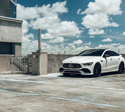 Фото дисков Vossen HF-7 на Mercedes-Benz AMG GT I